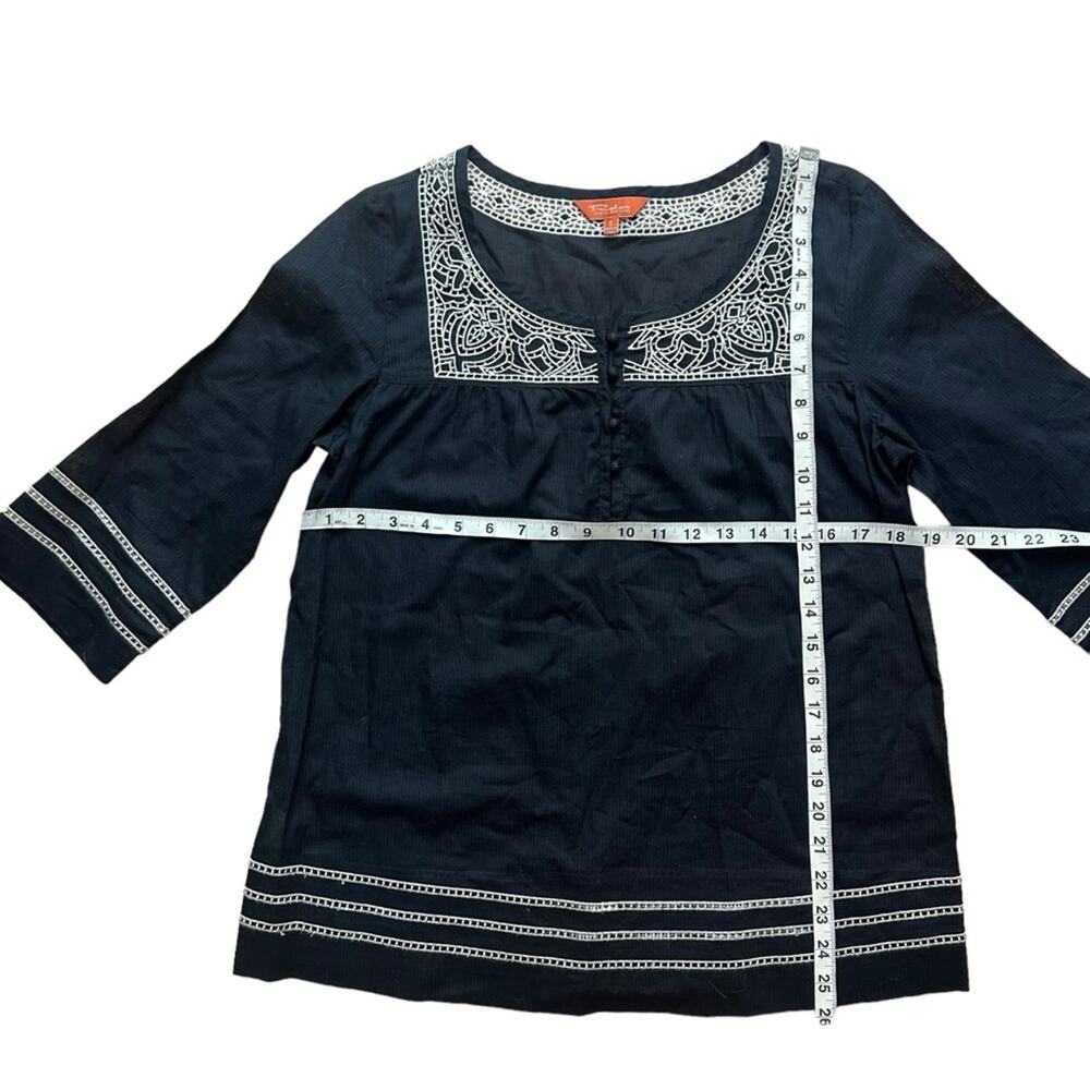 Tommy Bahama Relax Embroidered Cotton Top Size Small - Picture 4 of 9